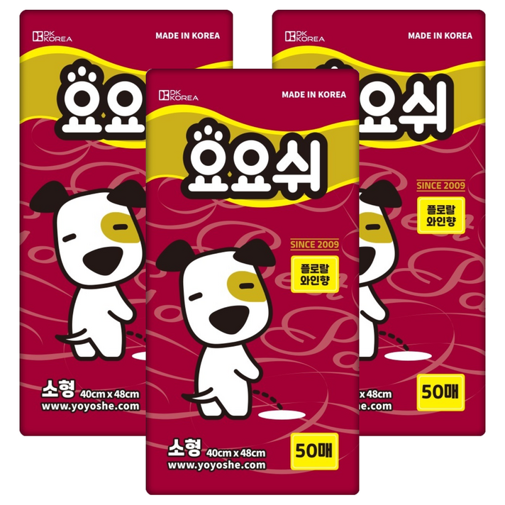 요요쉬 강아지 배변패드 플로랄와인향