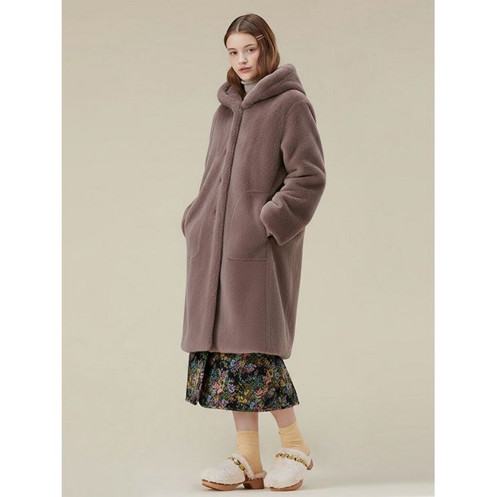 써스데이아일랜드 Thursday Island 후드 퍼 롱코트T238MLT242W 634947