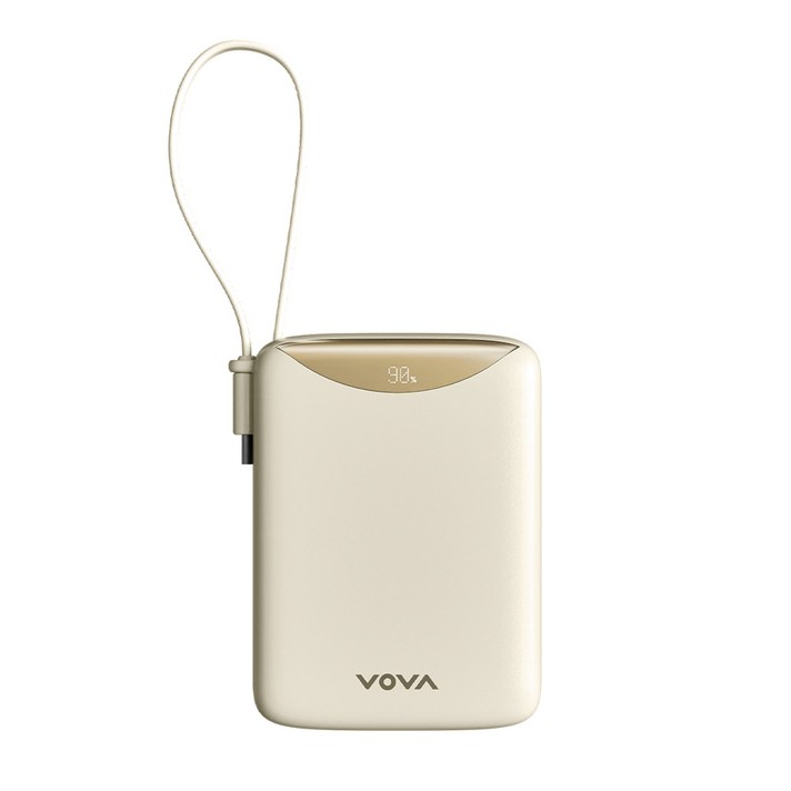 보바 고속충전 일체형 대용량 보조배터리 20000mAh 22.5W VA122, 아이보리 보바 고속충전 일체형 대용량 보조배터리 20000mAh 22.5W VA122, 아이보리