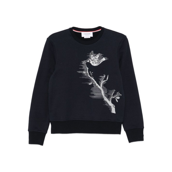 톰 브라운 자수 스웨트셔츠