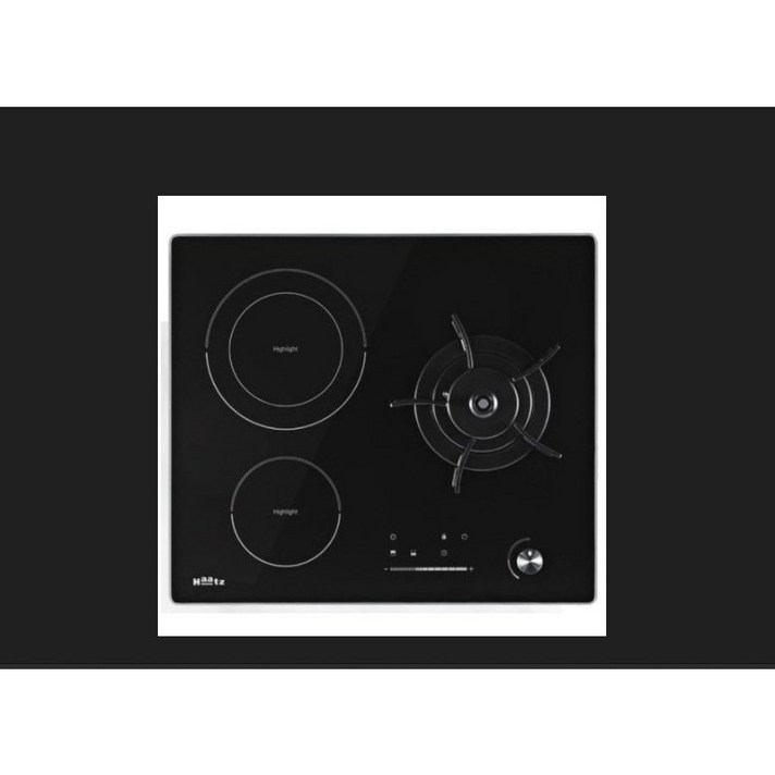 하츠 GEC3601GAH 하이브리드쿡탑 하이라이트2구가스1구 하츠 GEC3601GAH 하이브리드쿡탑 하이라이트2구가스1구
