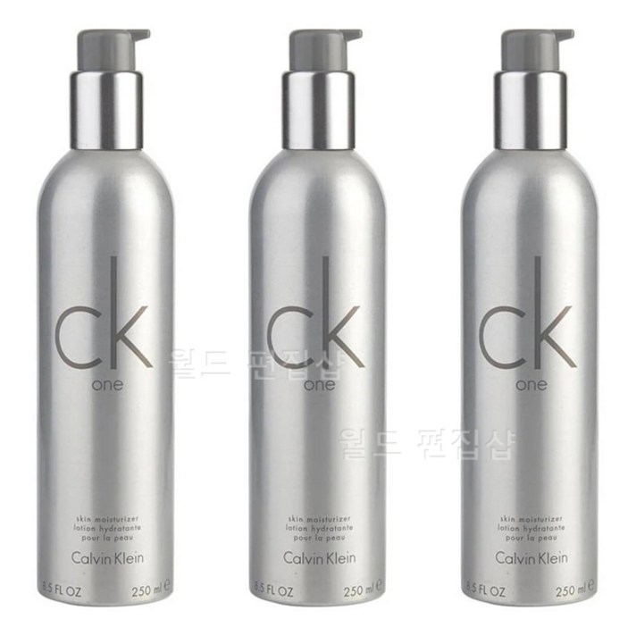 CK ONE 모이스쳐라이저 올인원 로션 250ml 3개