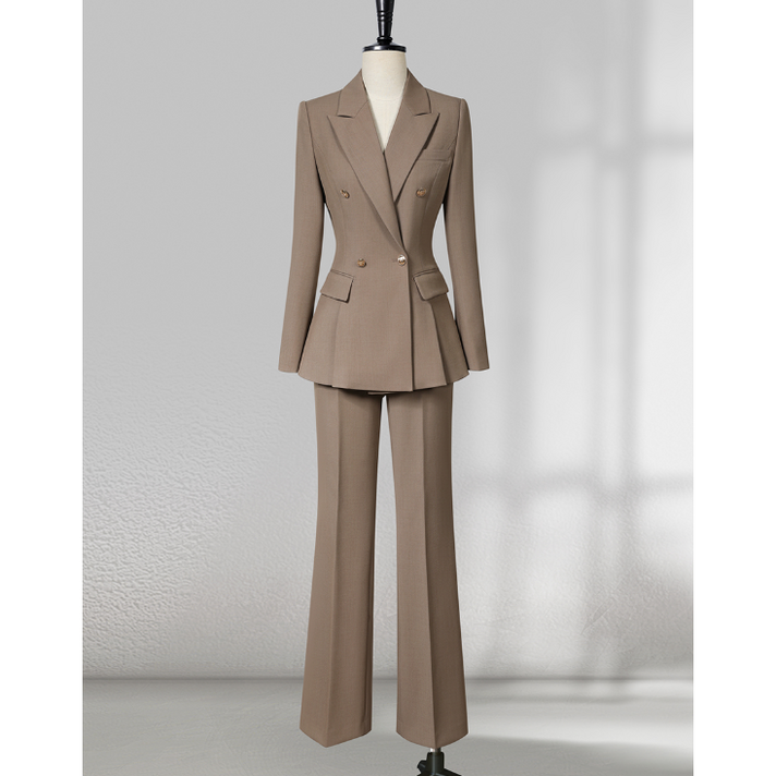 그루밍 grooming 여성 비즈니스 변호사 패션 고급 정장 투피스 세트