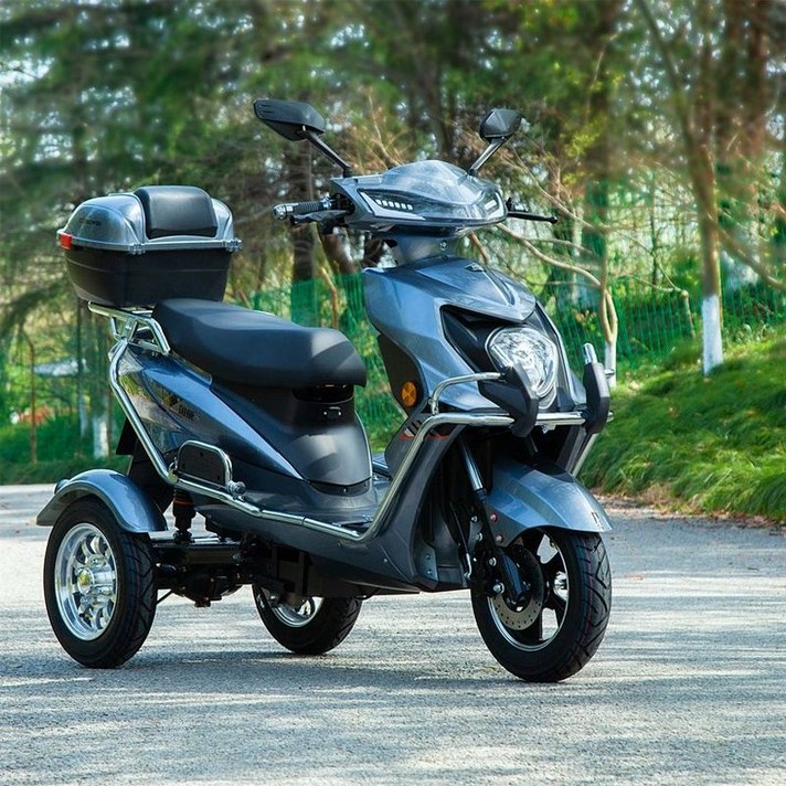 3륜 전기 스쿠터 노인 바이크 삼발이 오토바이 3발, 72V 65A 리튬 210km, 72V 이상 3륜 전기 스쿠터 노인 바이크 삼발이 오토바이 3발, 72V 65A 리튬 210km, 72V 이상