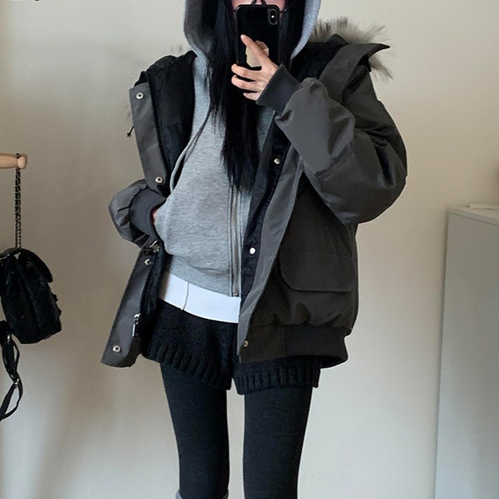 DANGZ 여성용 니트 반바지 골지 베이직 마이크로 숏팬츠