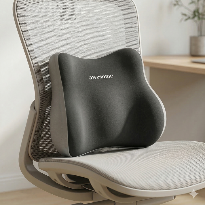 롤밴드 의자 등받이 차량용 허리 쿠션