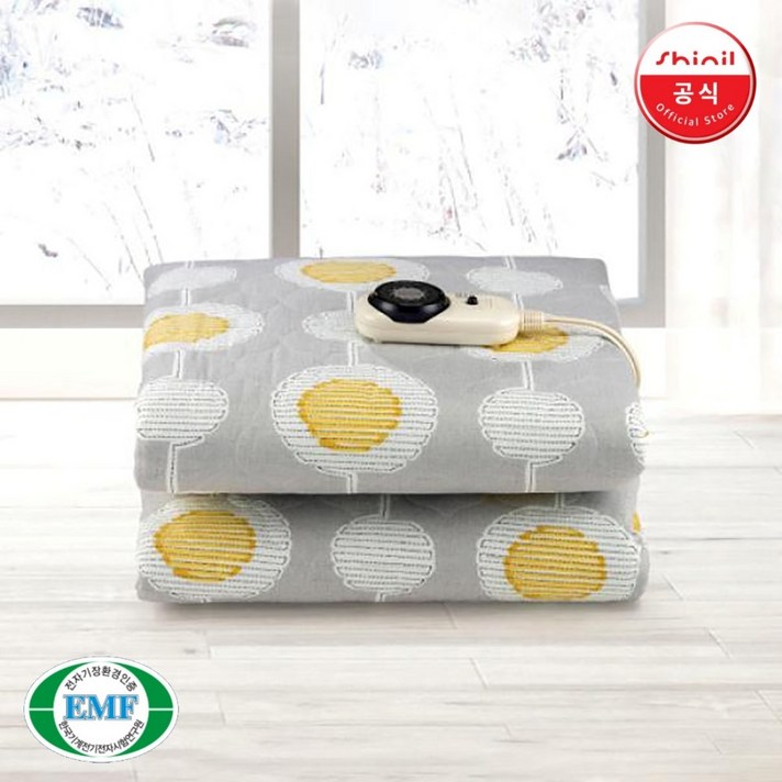 신일 전기요 2인용 더블 EMF 전자파 걱정없는 커버형 워셔블 전기요 캠핑 전기매트