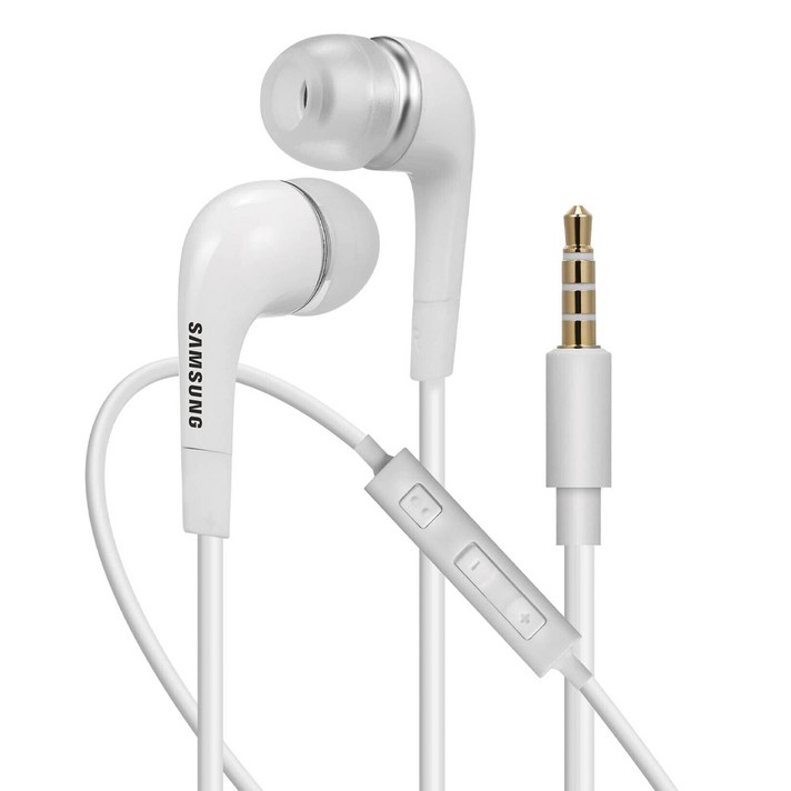 삼성 보급형 3.5mm 벌크 이어폰 갤럭시 S10 S9 S8 노트9 노트8 스마트폰 PC 갤럭시탭 게임용 인강용, 화이트