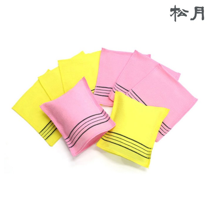 송월 마사지 때밀이 10장 12x15cm