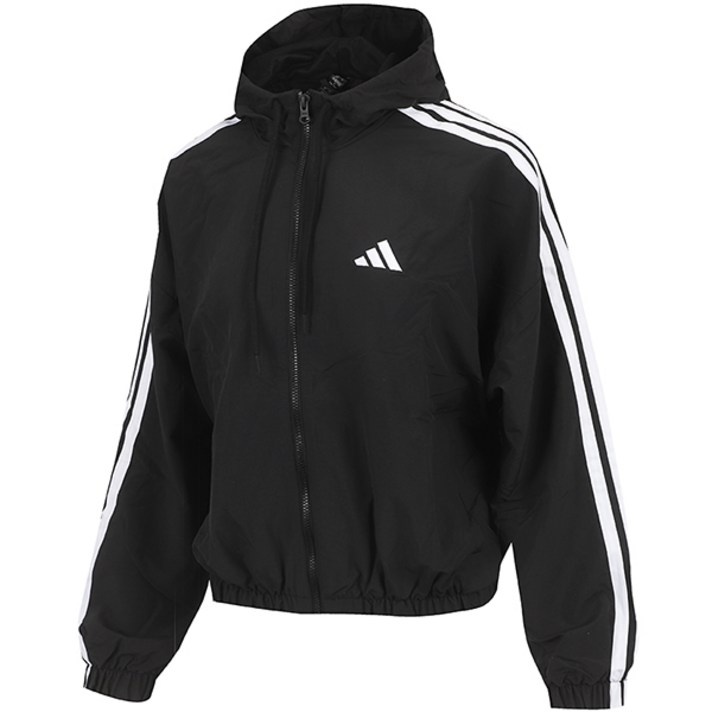 아디다스 여성 우븐 바람막이 스포츠자켓 3스트라이프 윈드브레이커