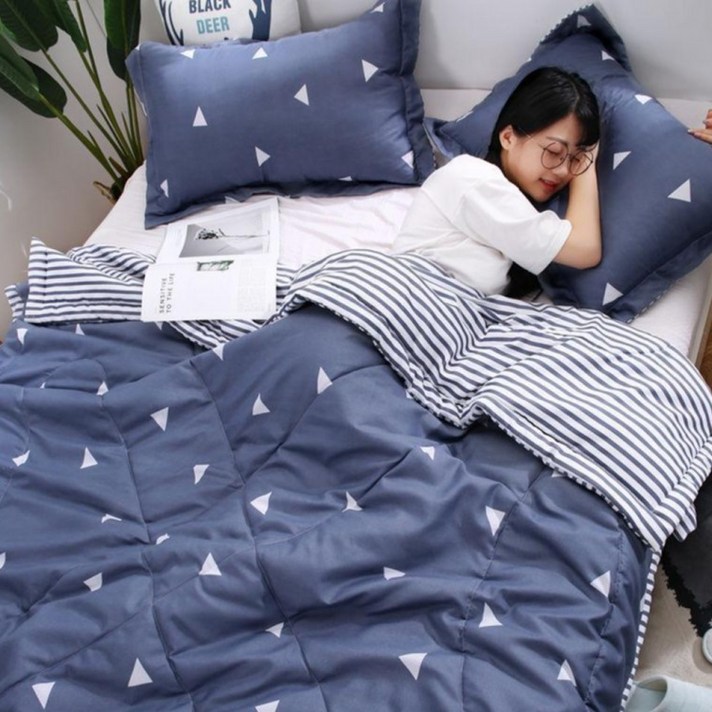 봄 여름 차렵이불 세탁기가능 간절기이불 2종사이즈 택