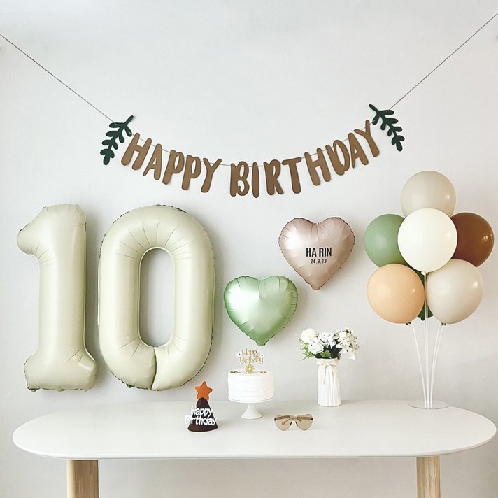 연지마켓 생일 파티 풍선 용품 세트 가랜드 숫자 이름 레터링 포함, 1세트 연지마켓 생일 파티 풍선 용품 세트 가랜드 숫자 이름 레터링 포함, 1세트