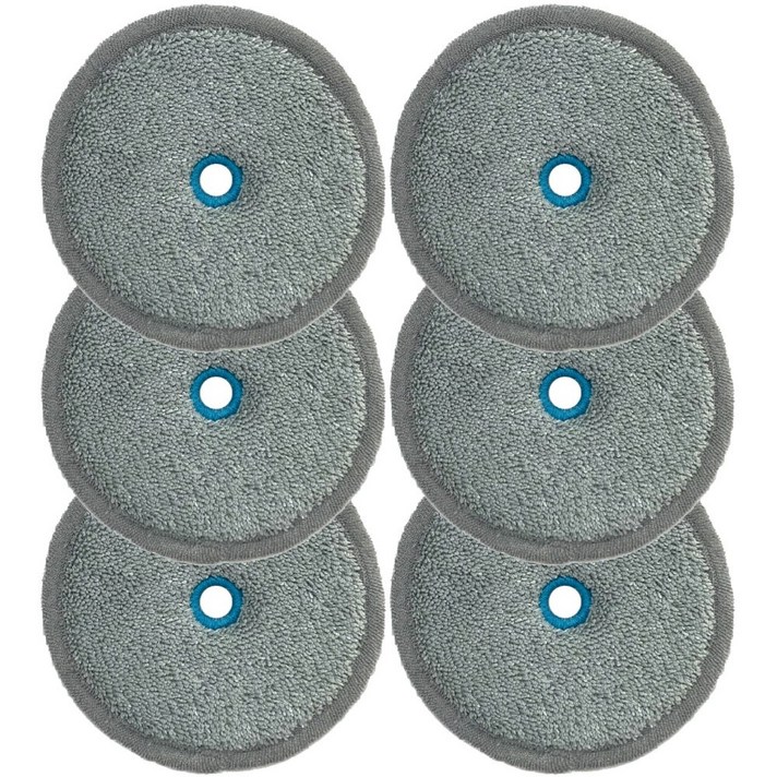 에브리봇 전기종 호환 극세사 물걸레패드 6개 엣지 쓰리스핀