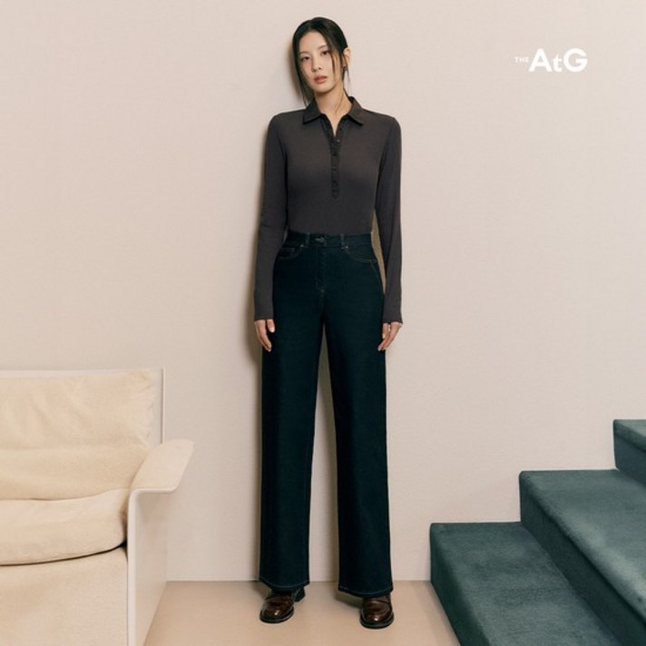 론칭가79,900원 더엣지 24FW 시그니처핏 데님