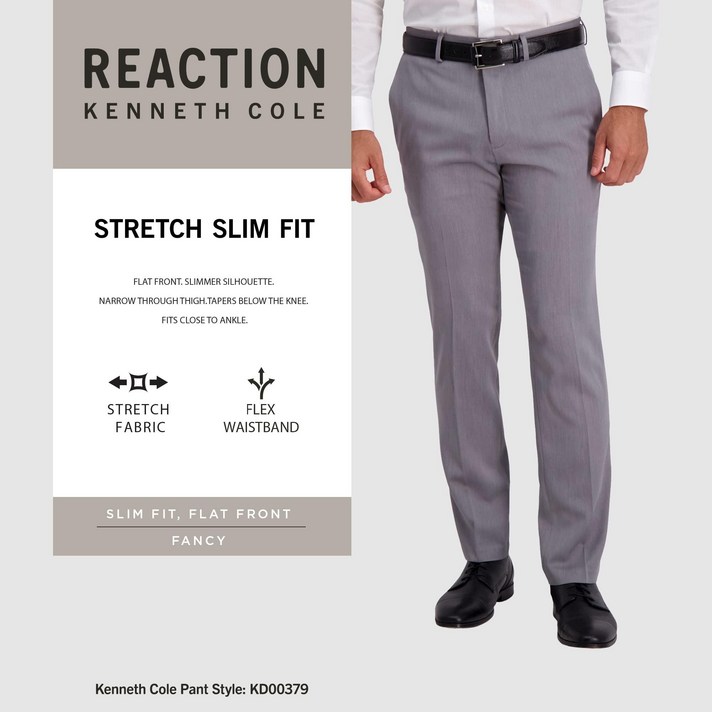 케네스콜 Kenneth Cole 남성용 스트레치 어반 헤더 슬림 핏 플랫 프론트.. 정품보장 케네스콜 Kenneth Cole 남성용 스트레치 어반 헤더 슬림 핏 플랫 프론트.. 정품보장