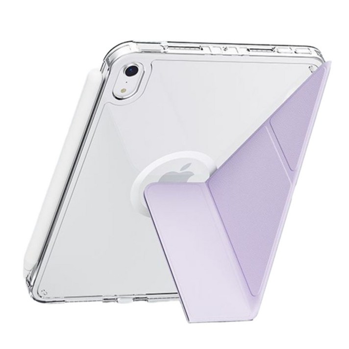 아이패드 미니 맥세이프 케이스 6 7 커버형 투명 TPU iPad mini 호환, 그레이커버, 1개