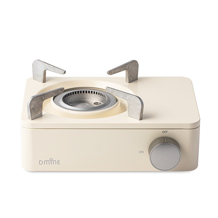 디마인 감성 스토브 캠핑 미니 가스버너 휴대용 GRASTOVE  전용가방포함, 크림, 1개