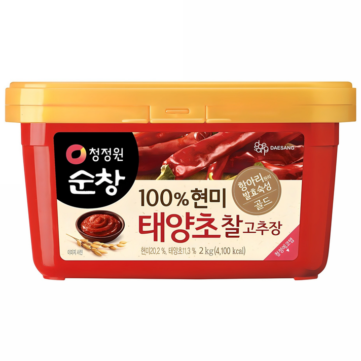 청정원순창 100% 현미 태양초 찰고추장