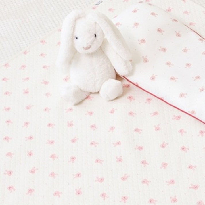 라비킷 유아용 논슬립 순면 방수패드, 리틀래빗, 1개