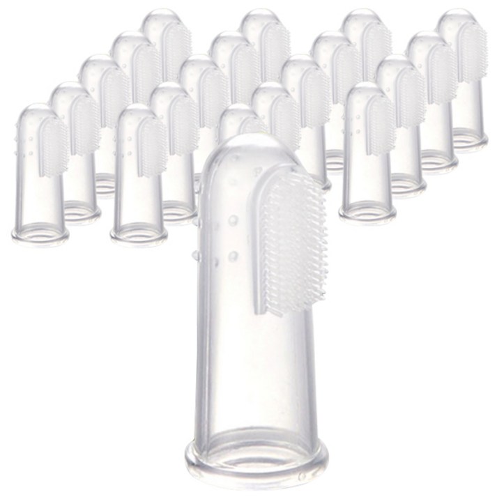 아리코 실리콘 손가락 반려동물 칫솔 22 x 55 mm