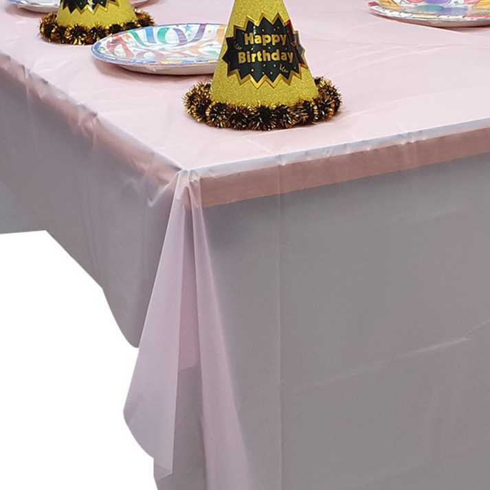리빙다 단색 파티 테이블보 핑크 리빙다 단색 파티 테이블보 핑크