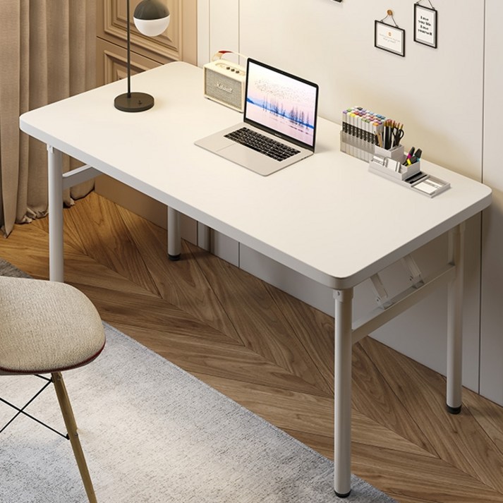 오브민 공간활용 철제 접이식 스틸 책상 식탁 테이블 1200