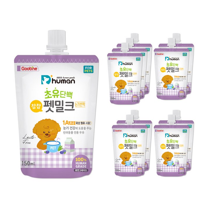 듀먼 초유단백 챱챱 펫밀크, 눈가반짝, 150ml, 10개 듀먼 초유단백 챱챱 펫밀크, 눈가반짝, 150ml, 10개