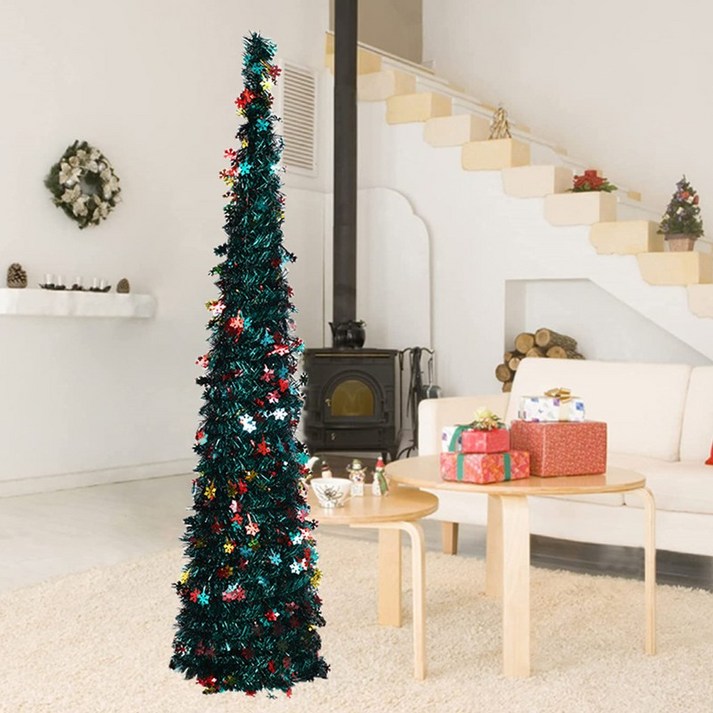 굿도우 원터치 접이식 크리스마스 트리, 09.다크그린