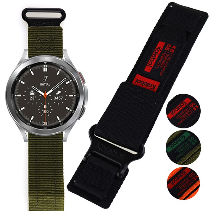 갤럭시워치4클래식46mm 호환 벨크로 스포츠밴드 루프스트랩