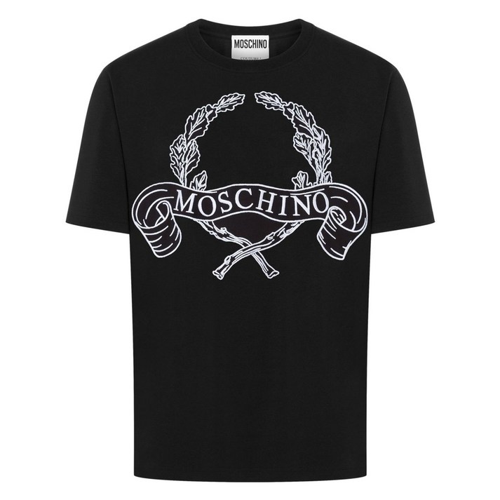 모스키노 로렐 프린트 저지 티셔츠