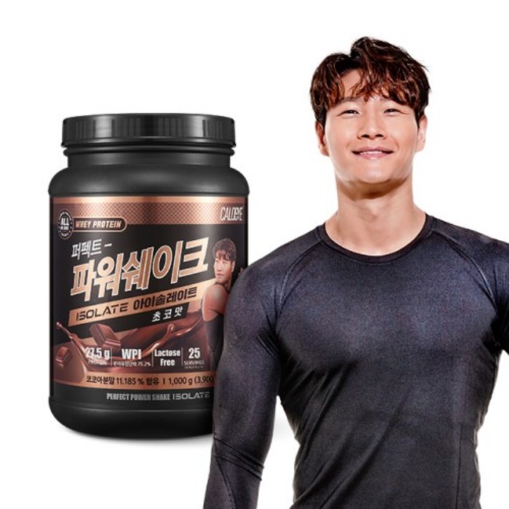 스포츠/레저 칼로바이 퍼펙트 파워쉐이크 아이솔레이트 초코맛, 1kg, 1개