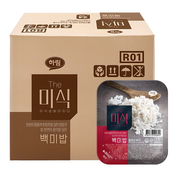 더미식 백미밥, 210g, 24개 더미식 백미밥, 210g, 24개