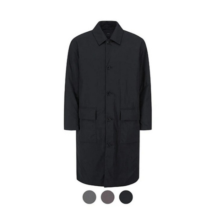 앤드지 겨울 덕다운 세미오버핏 패딩 코트 가을