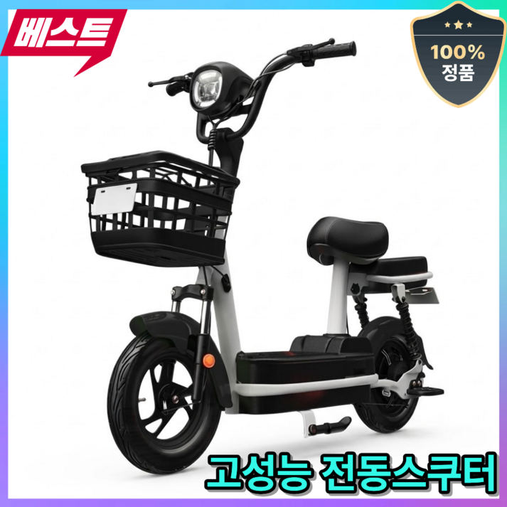 태성테크 고성능 전동 스쿠터 전기 바이크 안정감 출퇴근 통학용 배달 자토바이 가성비 추천