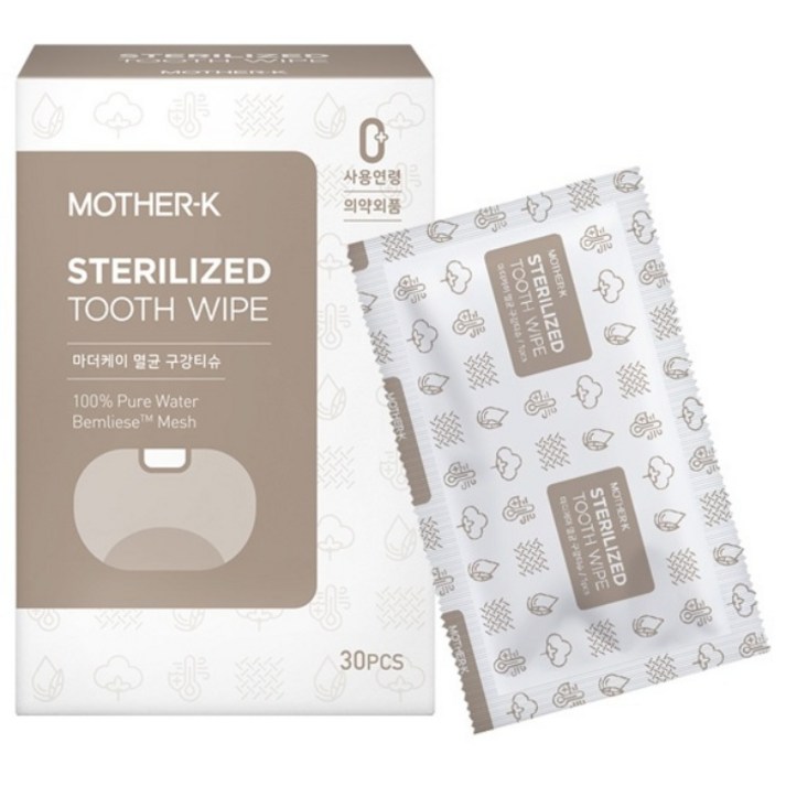 마더케이 멸균 구강티슈 30p