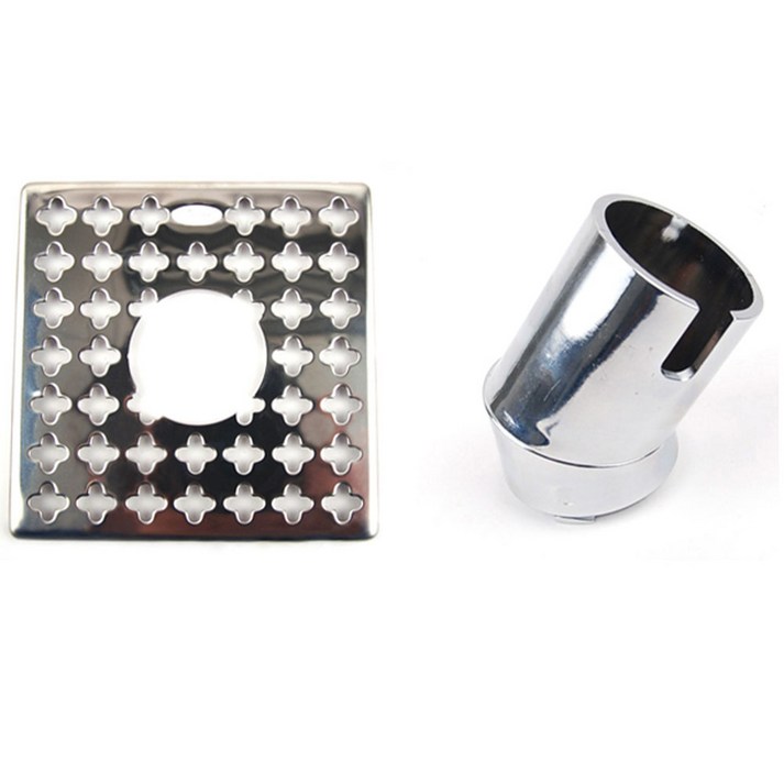 토토의선물 스텐 세탁기 유가 배수구 캡 하수구 뚜껑 트랩 덮개 엘보 욕실 화장실 소형 130mm