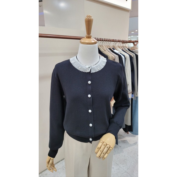 케네스레이디 진주 프릴 가디건 EVCDPD7000CA