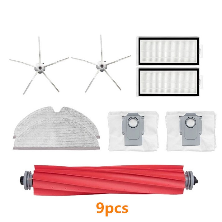 Roborock Q7 MaxQ7 MaxT8 로봇 진공 청소기 예비 액세서리 메인 사이드 브러시 필터 먼지 봉투 걸레 천