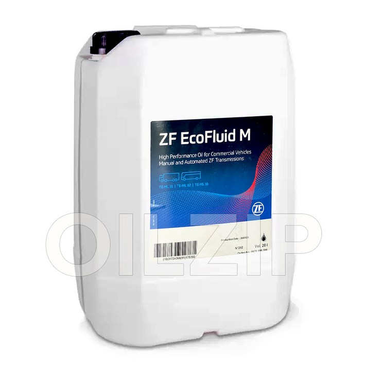 ZF순정미션오일 ZF EcoFluid, 에코플루이드 M, 75W80, 유럽직수입정품, 독일산 (20L)