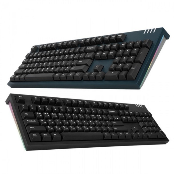 앱코 K660M 이색사출 PBT 체리 키보드 블랙 적축