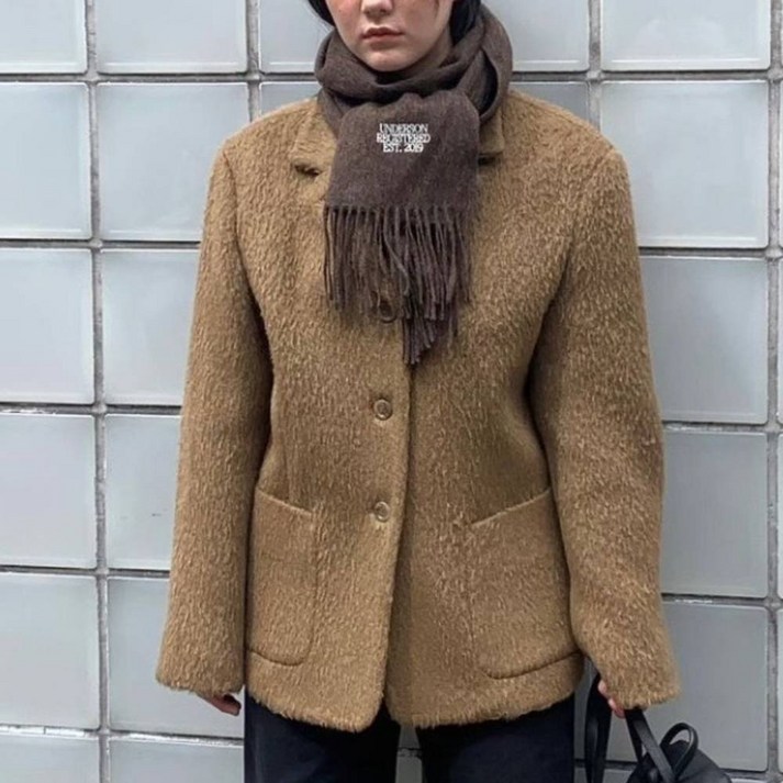 언더슨 울머플러 커플 목도리 여자 남자 숄 울 언더슨 울머플러 커플 목도리 여자 남자 숄 울