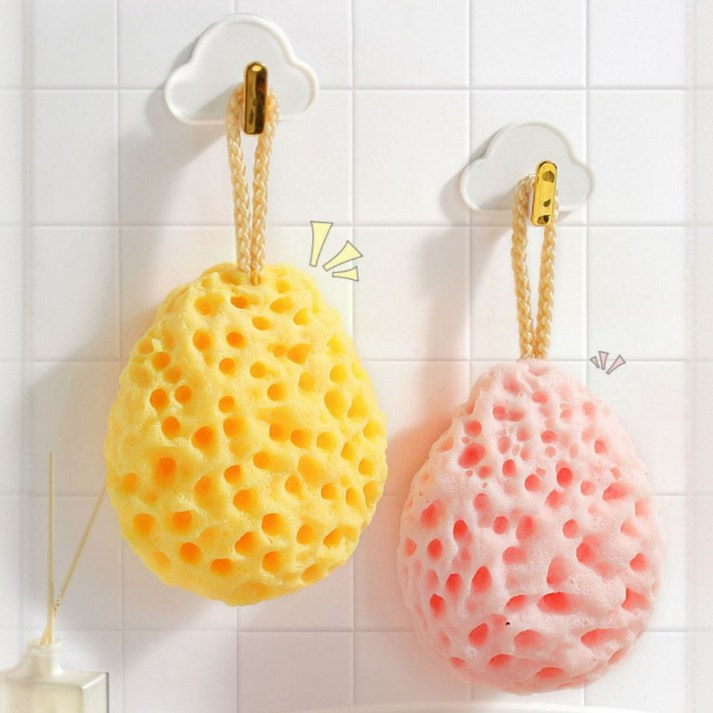 아임봄 저자극 화산송이 버블 샤워볼 바디 스펀지 각질케어