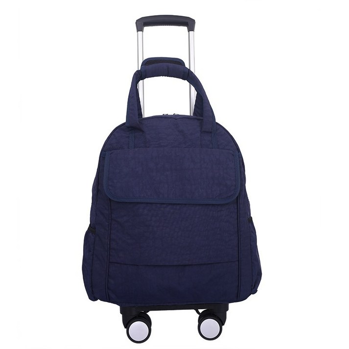 쌈쌈가방 특대형 백팩  20인치 기내용 여행용 천 캐리어 바퀴달린 배낭 캐리어 중고등학교 학원 가방 롤링백팩 NOLOOK 특대형
