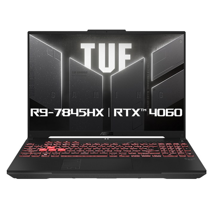 에이수스 2024 TUF 게이밍 A16 라이젠9 라이젠 7000 시리즈 지포스 RTX 4060, Mecha Gray, 1TB, 16GB, Free DOS, FA607PVQT059