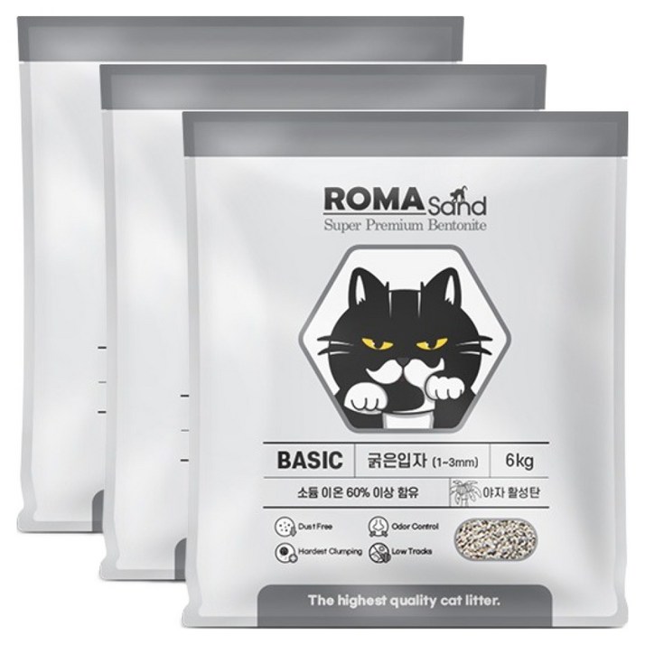 로패밀리 로마샌드 베이직 굵은입자 고양이 모래 로패밀리 로마샌드 베이직 굵은입자 고양이 모래