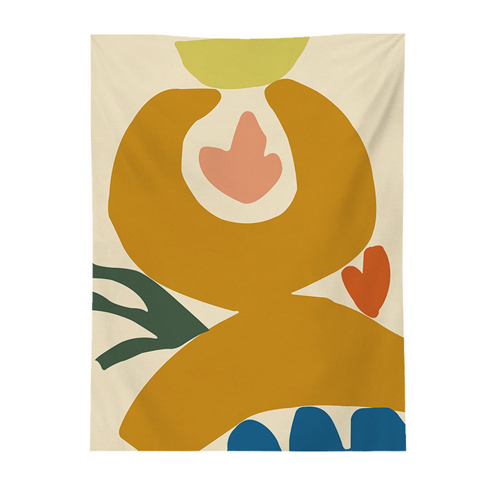 픽노아 플랫 일러스트 패브릭 태피스트리