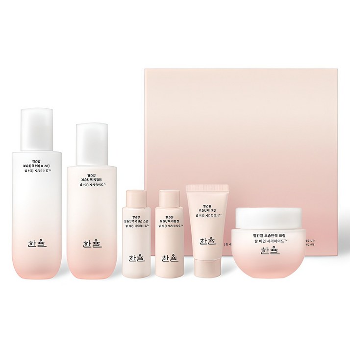 한율 빨간쌀 보습탄력 에센스 150ml + 에멀젼 125ml + 크림 55ml