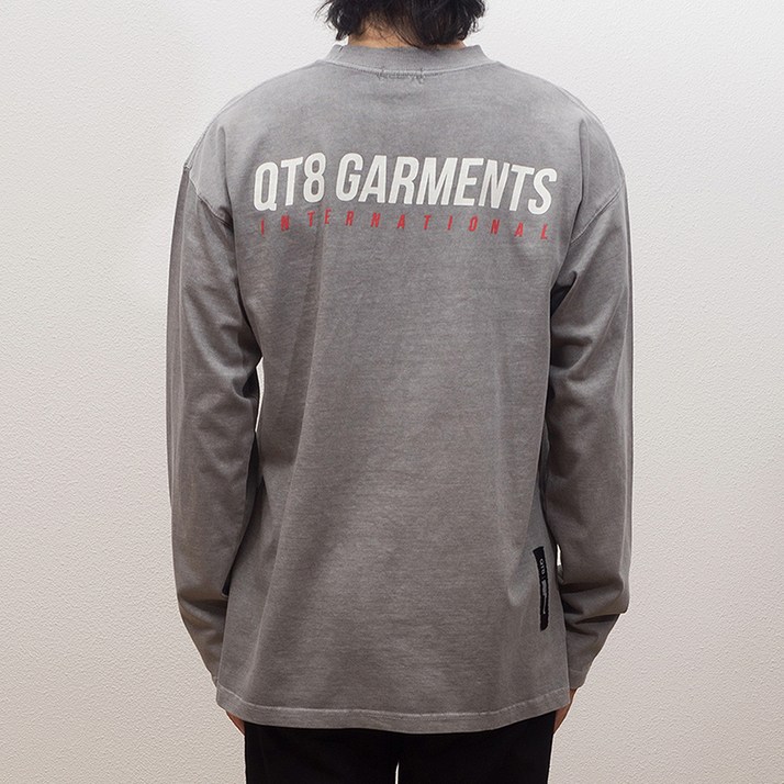 큐티에잇 ND I.T Pigment L Sleeve 맨투맨