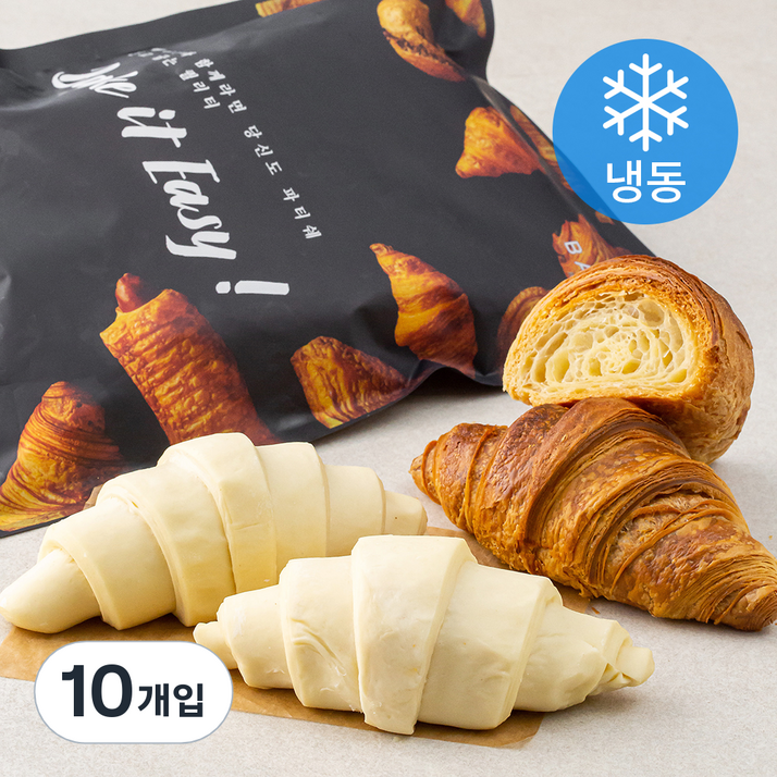 유니온트리 발효 A O P 이즈니 버터 크로와상 냉동, 70g, 10개입