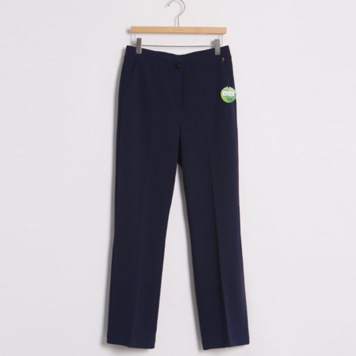 여성용 편한 세미부츠컷 스판 슬랙스